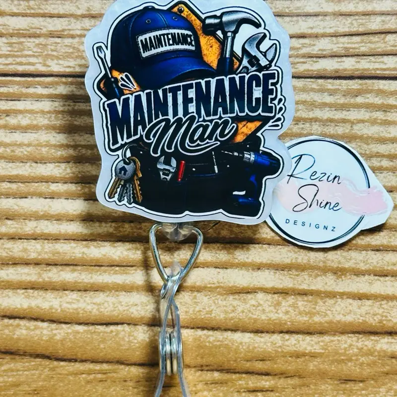 Maintenance Man Badge Reel