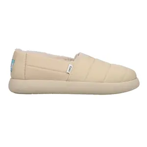 TOMS Womens Alpargata Mallow Cozy Slip On Sneakers Shoes Casual - Beige