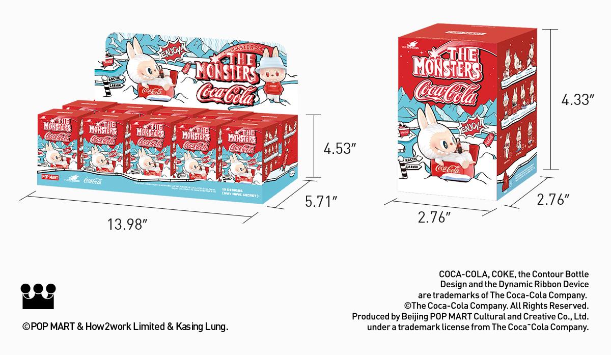 POP MART THE MONSTERS COCA-COLA Series Figures, Blind Box