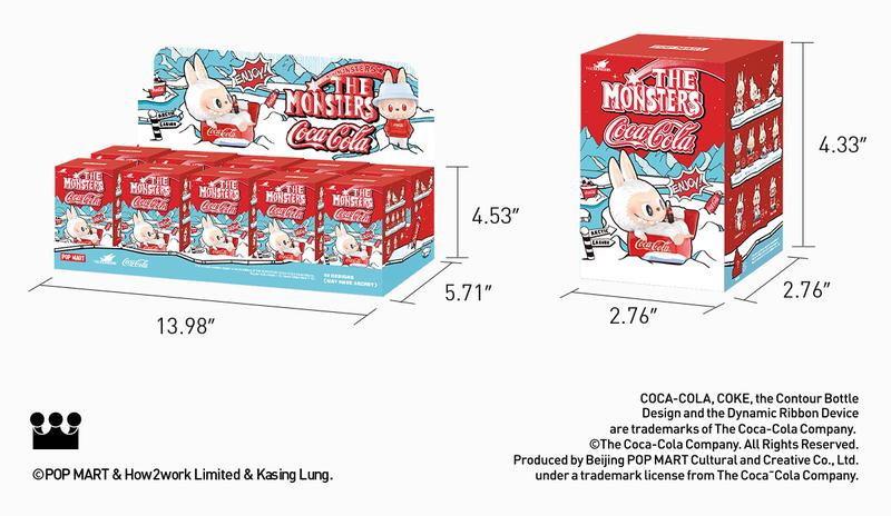 POP MART THE MONSTERS COCA-COLA Series Figures, Blind Box POP MART THE MONSTERS COCA-COLA Series Figures, Blind Box