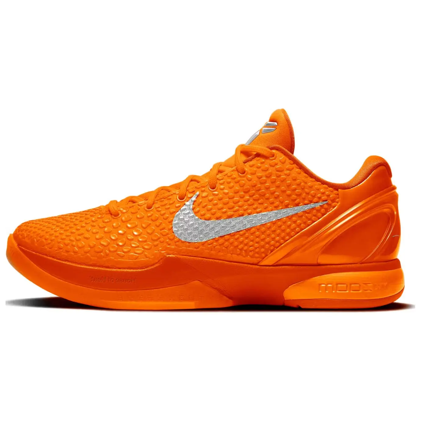 Nike Kobe 6 Protro Total Orange Versatile Durable Non-slip Low Top Basketball Shoes Unisex Metallic Silver Cosmic IH1871-800