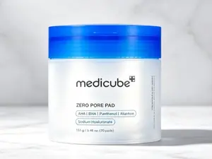 Medicube 0 Pore Treatment Pads – 70 Count with 0.45% BHA & Lactic Acid for Enlarged Pores & Rough Skin Texture