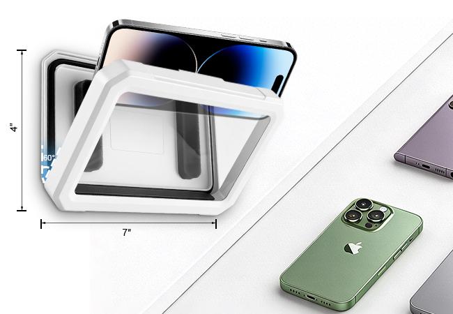 【Free delivery】Hibbent Shower Phone Holder Waterproof - 480° Rotatable Retractable Adjustable Shower iPhone Case Holder, Bathroom Wall Phone Mount Stand Water Proof Anti Fog, Accessories for 4-7" Cellphones 【Free delivery】Hibbent Shower Phone Holder Waterproof - 480° Rotatable Retractable Adjustable Shower iPhone Case Holder, Bathroom Wall Phone Mount Stand Water Proof Anti Fog, Accessories for 4-7" Cellphones