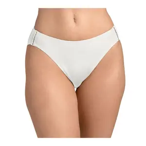 Slick Chicks Adaptive High-Waisted Brief Underw ear - White
