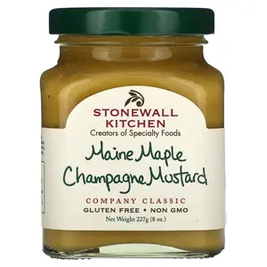 Stonewall Kitchen Maine Maple Champagne Mustard, 8 oz (227 g)