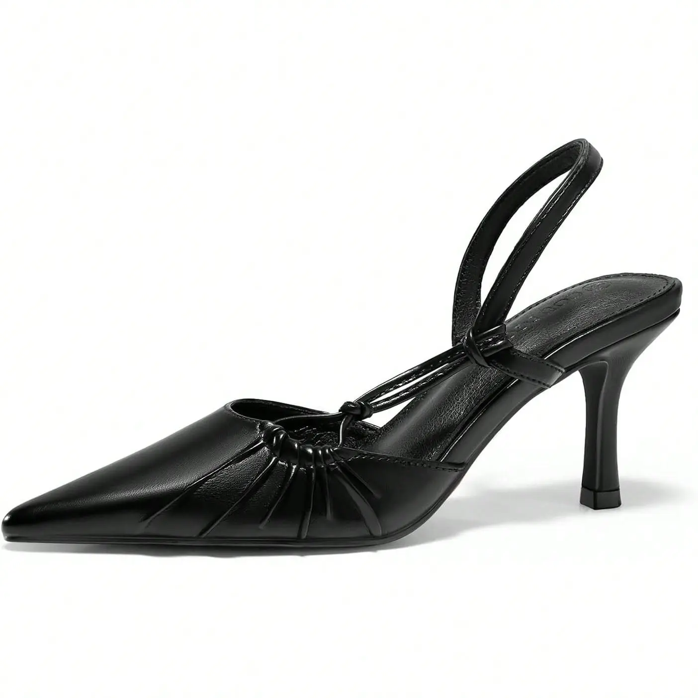 Womens Slingback Kitten Heels Closed Pointed Toe Pumps D'Orsay Wedding Party Dress Shoes tiktokshopbacktoschool