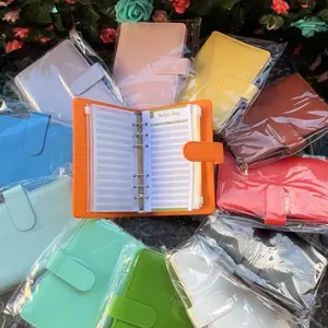 Beautiful money binders, A6 PU Leather,  Metal