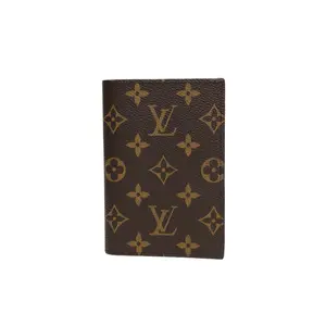 Pre-owned Louis Vuitton 【Alea】Monogram PVC Chip Folding Passport Holder