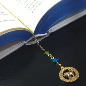 Taurus Bookmark – Gold Chain, Zodiac Reading Gift