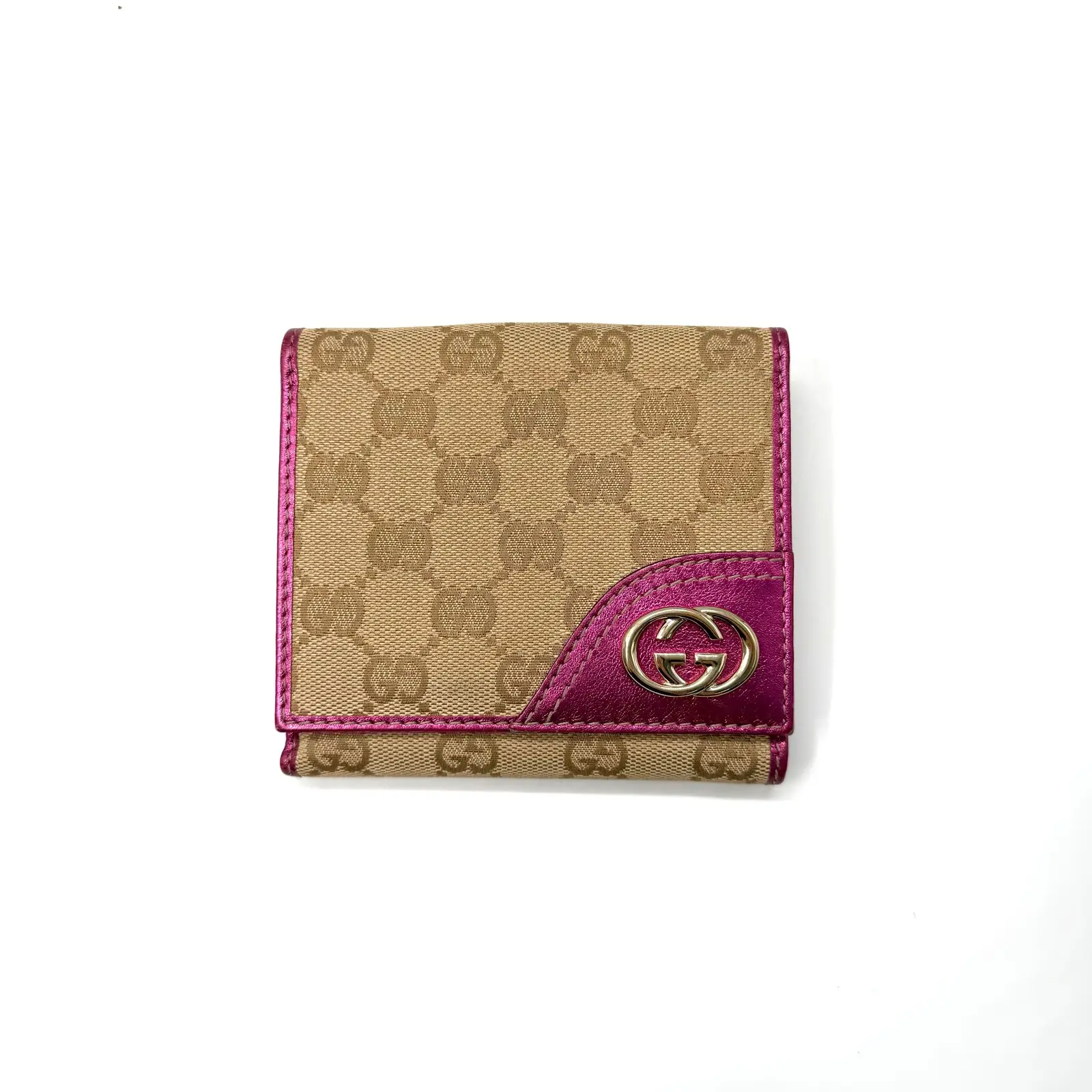Pre-owned GUCCI AsShown Clutches & Wristlets 5502 Beige Wallet 26.06.19