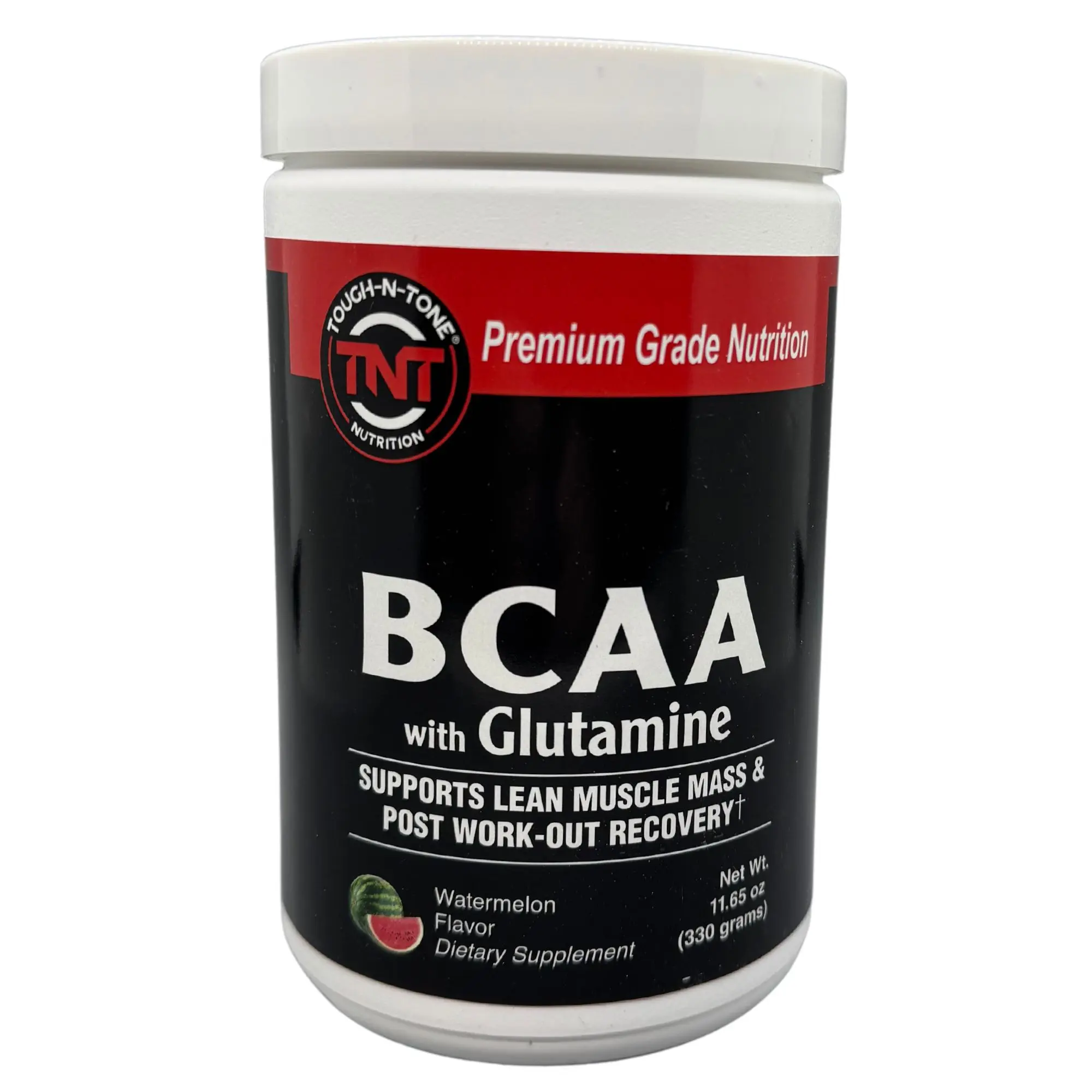 TOUGH-N-TONE BCAA + Glutamine Powder - Fitness Supplement for Muscle Recovery & Performance, No Sugar, Gluten-Free, Non-GMO, Vegan, Protein Powder, Sugar Free