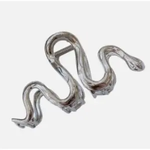 Metal Black Snake Hair Claw Clips for Women Hair Clips for Thick Hair Gothic Hair Barrettes for Hair Style Acrylic Hair Accessories Hair Clamp Hair Crab Halloween Hair Decorations Clips and Barrettes Enyolidimk