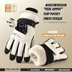 Waterproof Winter Cycling Gloves with Touchscreen – Non Slip Warm Ski Gloves for Men & Women, Outdoor Snowboard Accessories pride