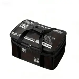 Foldable Large-Capacity Multifunctional Waterproof Storage Bag for Outdoor Camping Gear and Tools