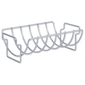 RSVP Stainless Steel Reversible Rib/Roast Rack