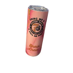 Pink Seven Brew coffee Tumbler Drinkware