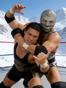 Adjustable Wrestling Headgear Comfort Fit Face Cover, Perfect for Matches & Cosplay Events, Outdoor Parties & Costume Photography