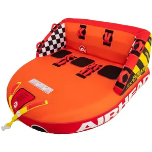 Mable Inflatable Towable Tube | 1-4 Rider Models | Dual Tow Points | Full Nylon Cover | EVA Foam Pads | Patented Speed Valve | Boat Tubes and Towables