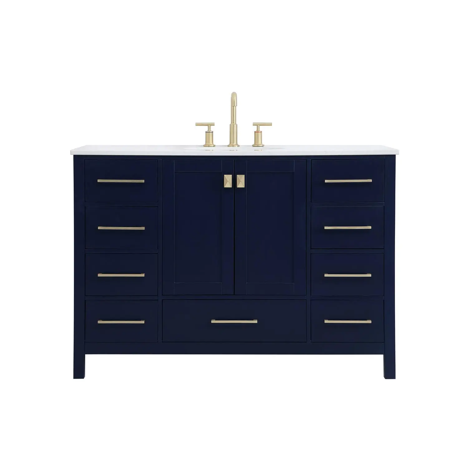 Irene Single Bathroom Vanity Blue Irene Single Bathroom Vanity Blue