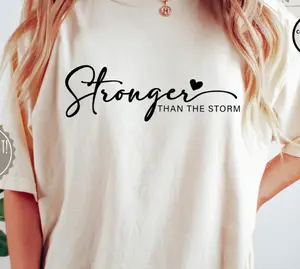 Encouragement Shirts, Shirts For Women, Motivational Stronger Than The Storm T Shirt, Inspirational Gifts