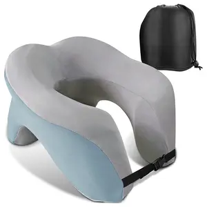 Multi-Functional U-Shaped Pillow, Head and Neck Protector, Travel Airplane U-Shaped Pillow，Memory Foam Travel U-Shaped Pillow – Multi-Support Neck & Cervical Pillow for Airplane, Car, Office