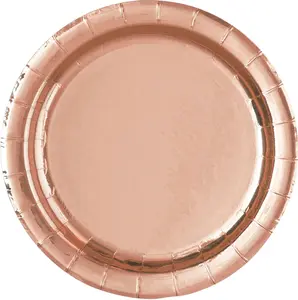 7" Rose Gold Plates