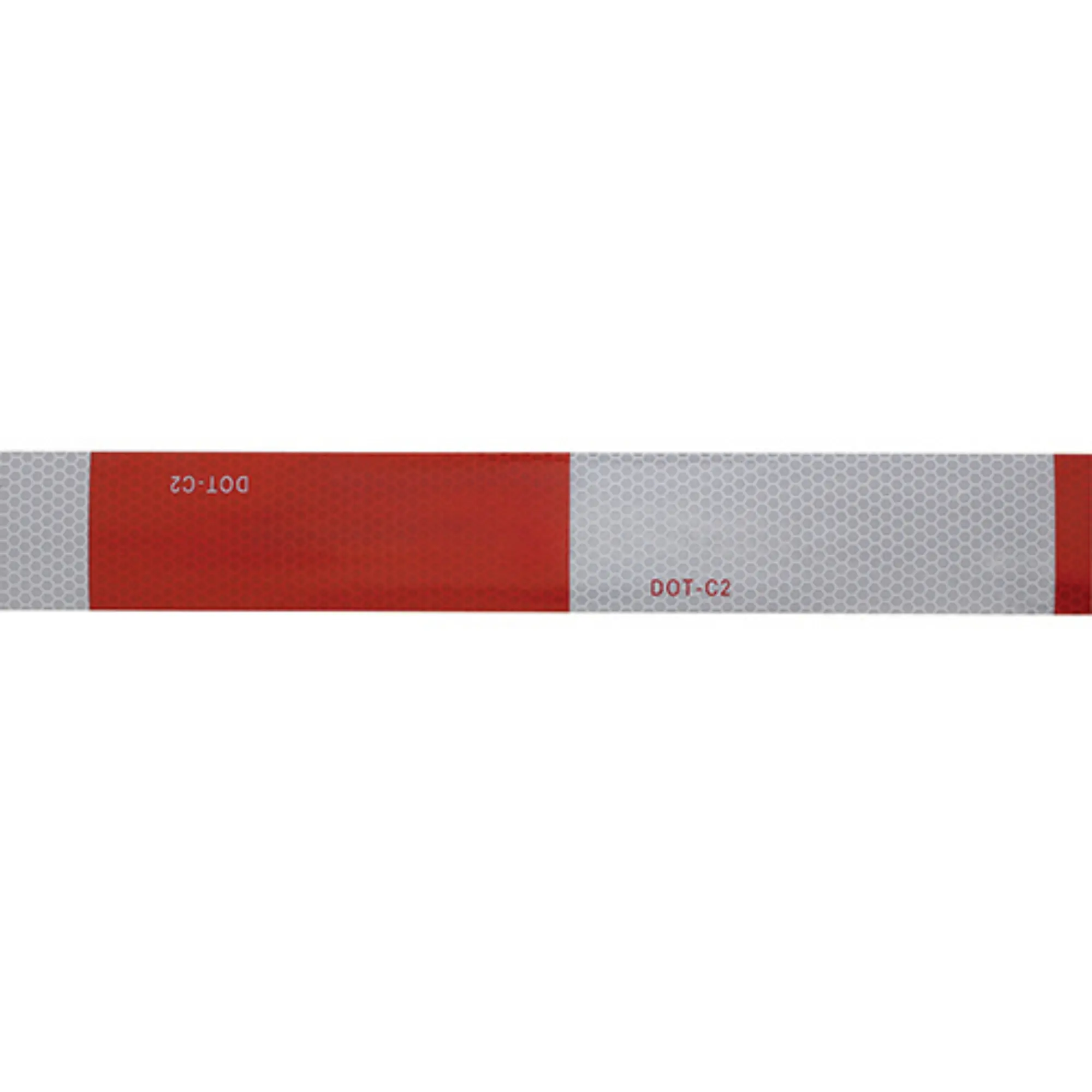 United Pacific 90613 – DOT-C2 Reflective Conspicuity Tape 6" White / 6" Red (Sold by the Foot)