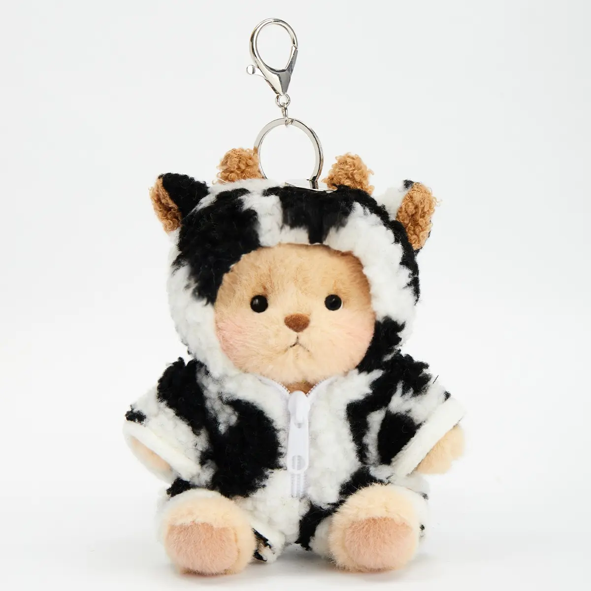 5.9 Inches Cute Cow Brown Mini Bear