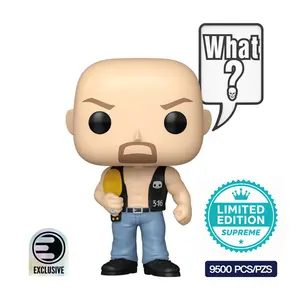 WWE Stone Cold Steve Austin LE 9500 Funko Pop! Exclusive Vinyl Figure #185