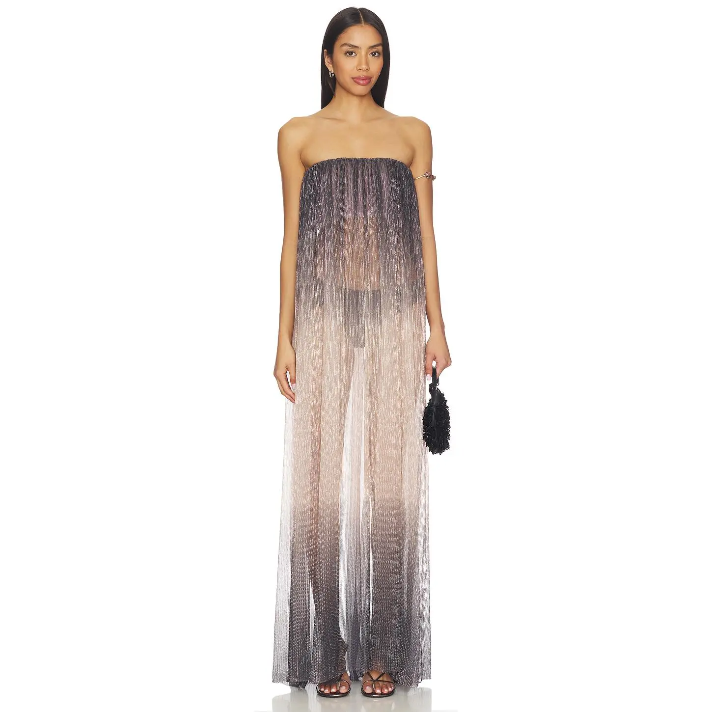 L'IDEE Dante Dress in Smoke Moonlight