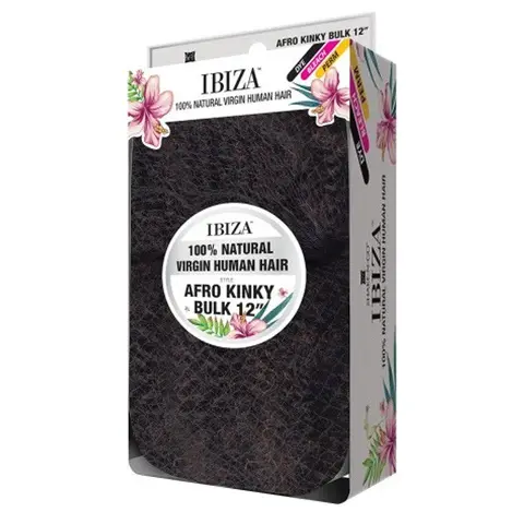 Shake N Go Ibiza 100% Natural Virgin Human Hair - AFRO KINKY BULK 12"-16"