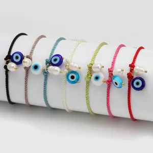 Evil Eye Bracelets - Braided Cord Wristband, Unisex Sports & Outdoor Accessory