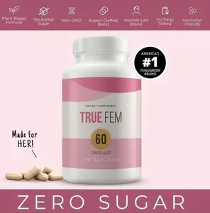 Vitamin B Complex with Biotin & Folic Acid - Truefem Multivitamins for Women - Herbal Supplement for Energy & Stress Relief