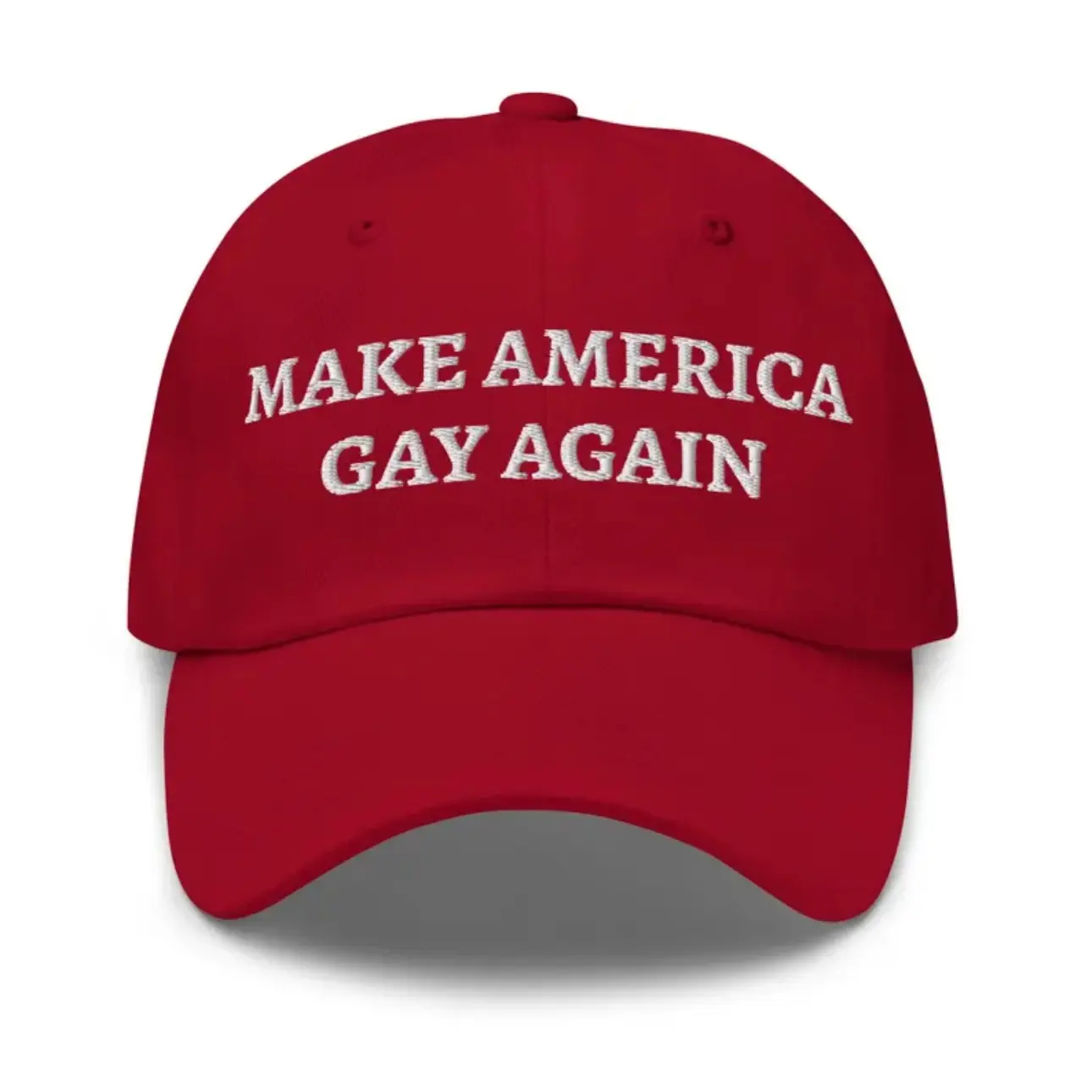Make America Gay Again Dad hat - inclusive lgbtqia+ love is love - pride apparel