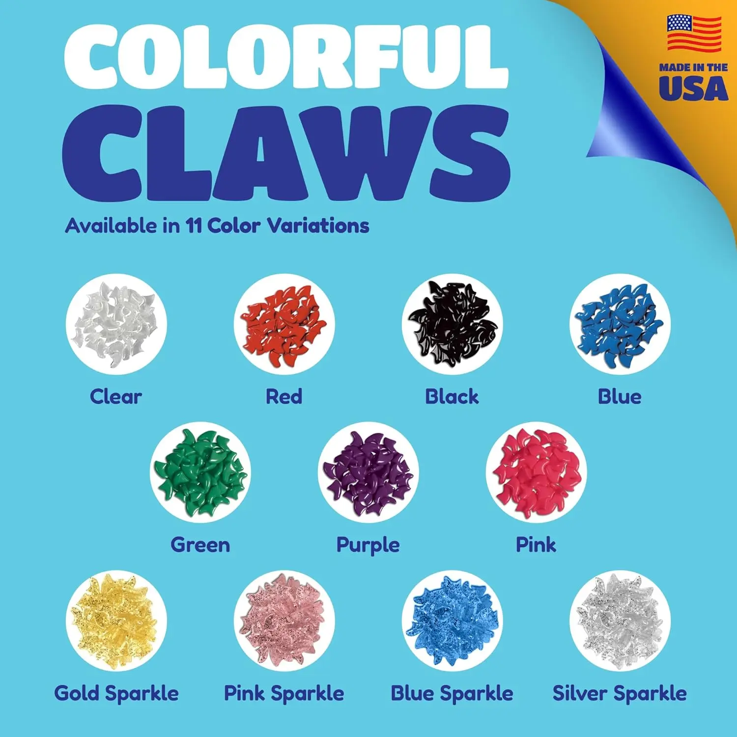 Cat Nail Caps for Large Cats – (40 Caps, Clear) - Made in USA - Veterinarian-Developed| Protects Furniture & Skin - Easy to Apply, Long-Lasting Anti-Scratch Soft Cat Claw Covers
