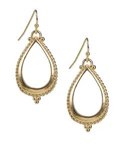 Open Tear Drop Earrings - Museum