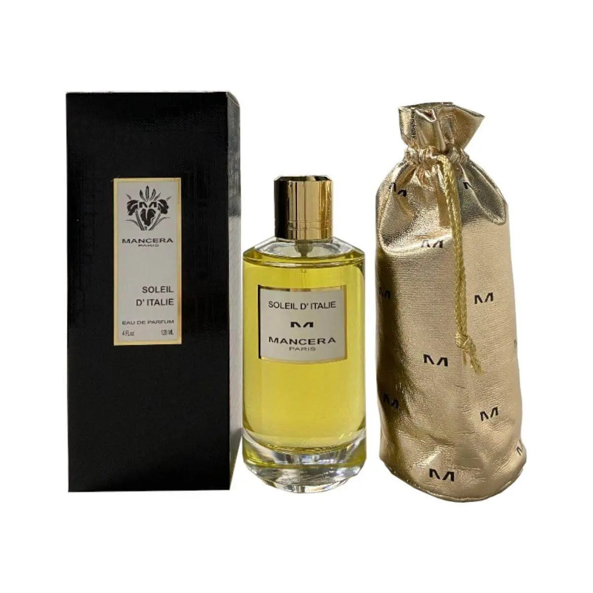 Mancera Soleil d'Italie Unisex Eau de Parfum Type Fragrance - 4 fl oz, Bergamot Orange Citrus Aromatic Blend with Lime Base, Fruit-Based, Refreshing, New In Box