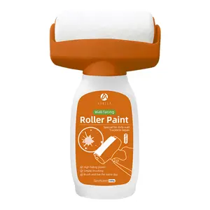 Portable Wall Paint Tool,Large Roller Brush Wall Repair Tool,Wall Repair Kit,Wall Roller Paint BrushSuitable for Repairing The Wall with Latex Paint,Water-Based,Low VOC,Non-Toxic(500g,White)