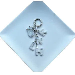 Enchanted Custom Initial Keychain