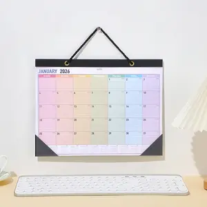 2026wall hanging calendar ，Waterproof thick paper,large size desktop calendar suitable for home, school and office use The Monthly Calendar Planner for Easy Organizing