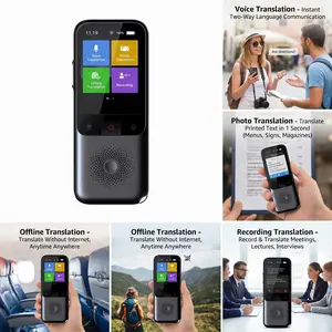 Multifunctional Smart Translator, Supports Chatgpt, Currency Conversion, Unit Conversion, Offline Online Photo Recording Translation, 160 Languages