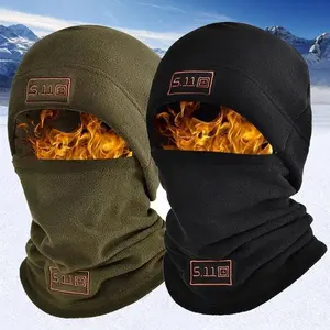 Winter Warm Velvet Hat Scarf Set Balaclava Mask Sports Cycling Neck Guard Windproof Ski Hat Men Women Cycling Cold Mask