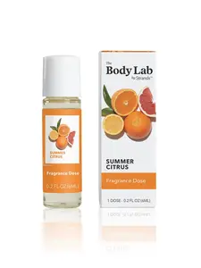 The Body Lab Summer Citrus Scent Vial 0.2 fl. oz - Single Use Perfume, 1 Dose (0.2 fl. oz) - Convenient for Home or Travel Use