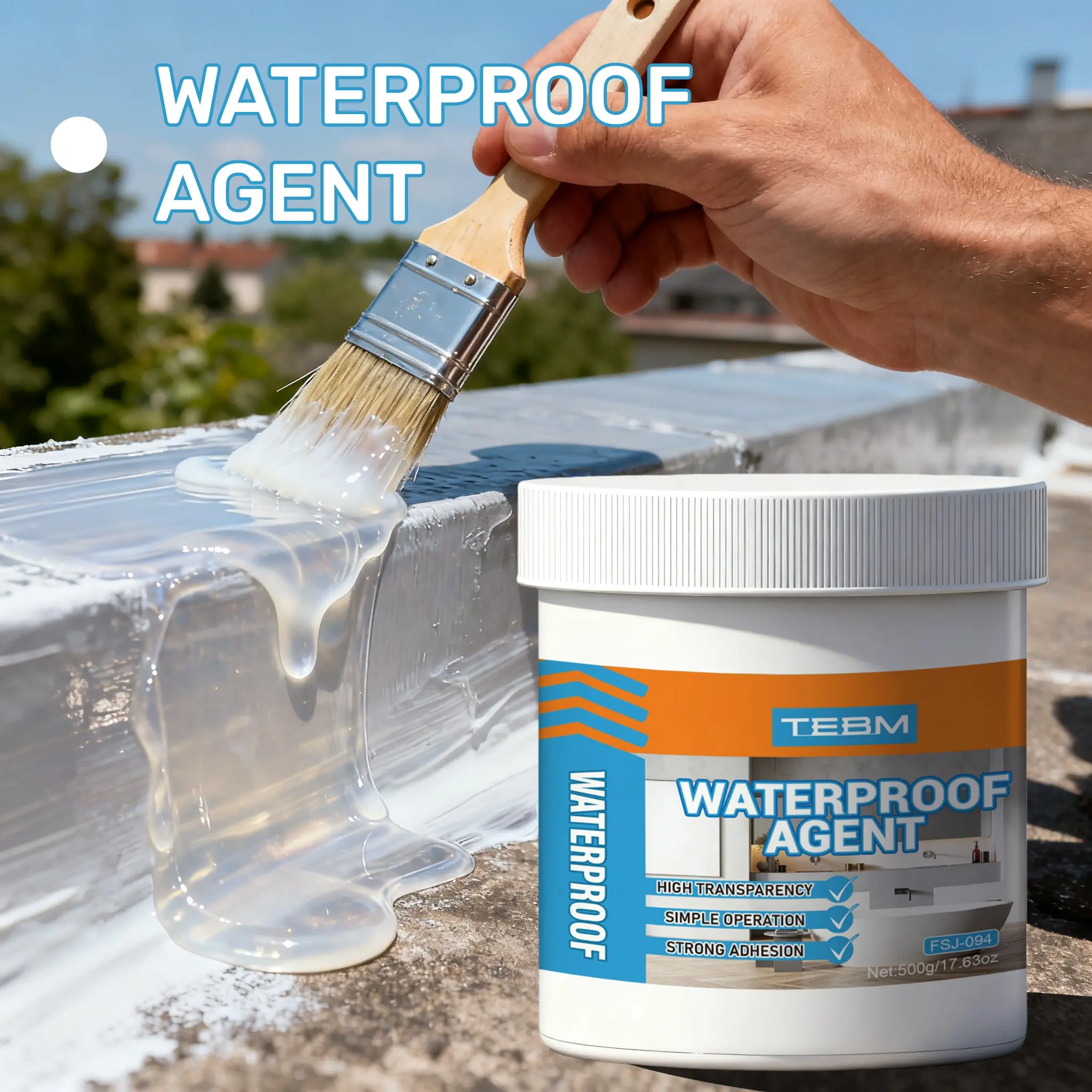 Invisible Waterproof Repair Kit, Long-Lasting Protection for Cars & Homes, Transparent Durable Solution for Rvs & Leaks