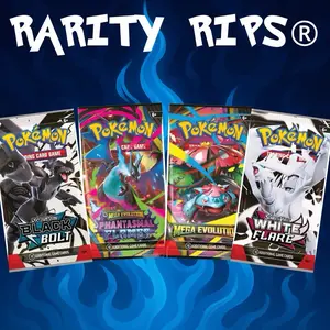 RR Pokemon TCG B&W / Mega Evolution Rarity Rips Booster Packs