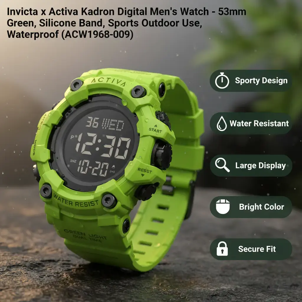 Invicta x Activa Kadron Digital Men display picture 3
