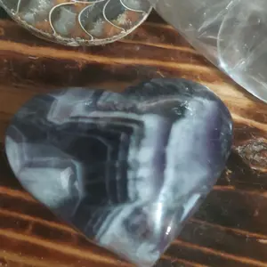 dream amethyst heart