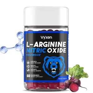 vyxen Nitric Oxide Supplement with L Arginine & L Citrulline - Suitable for Athletes, Bodybuilders, Men Women - Better Health Program - Ideal Gift - 60 Capsules Per Bottle