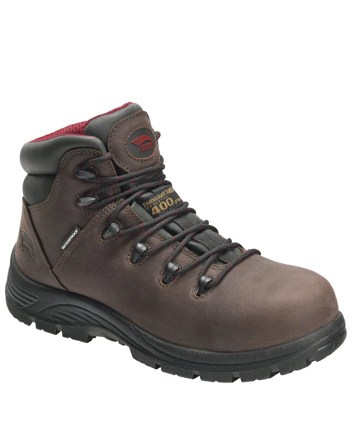 Avenger Men's Men'S Framer Waterproof Work Boot Composite Toe - 7228