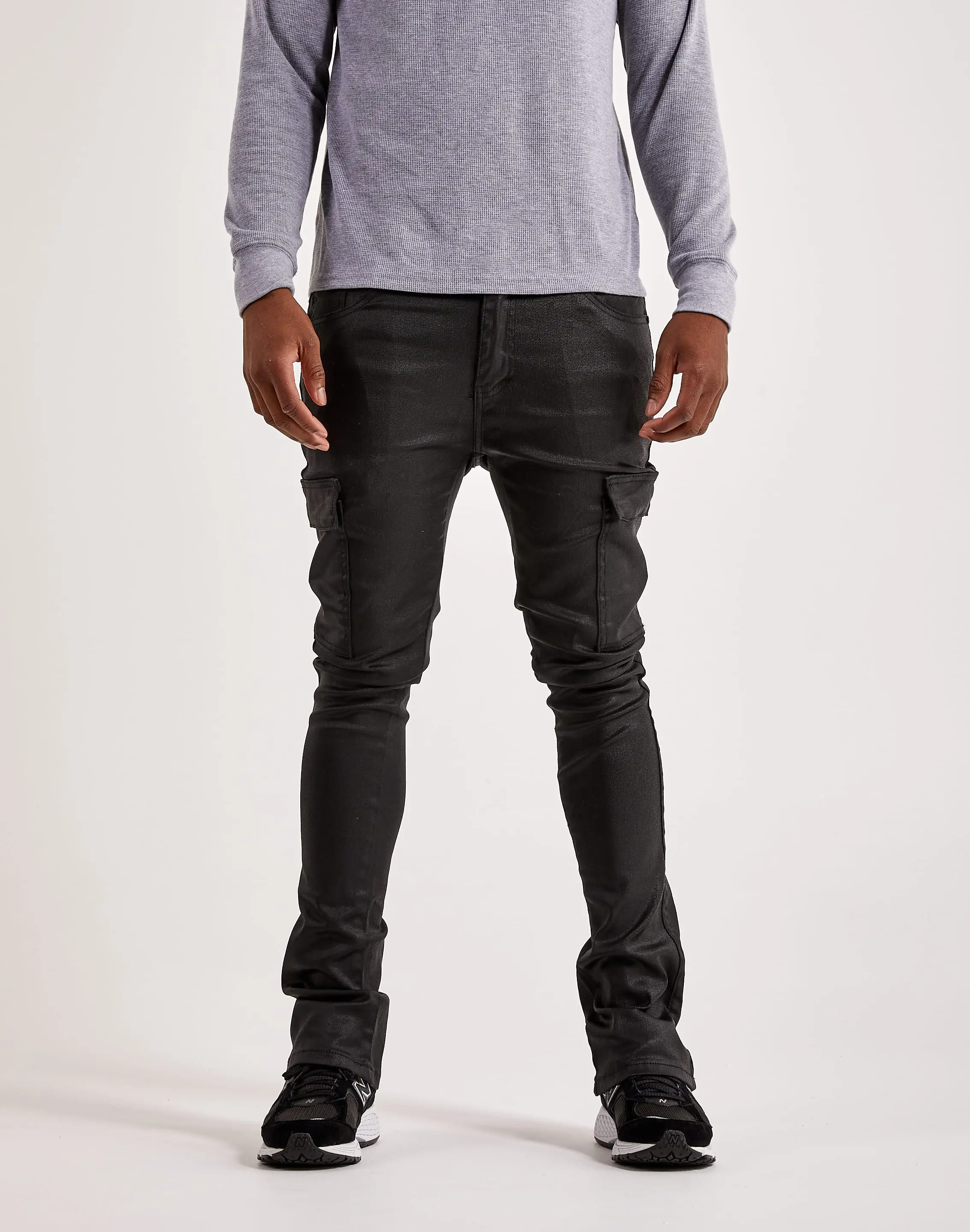 Mens WAIMEA Stacked Coated Cargo Pants